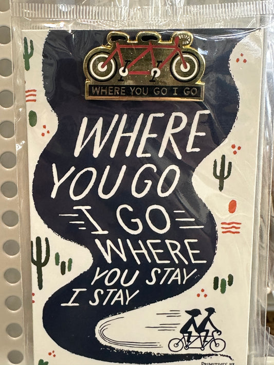 Pin - Enamel - I go