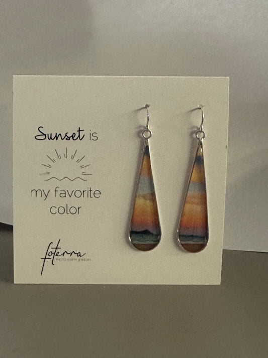 Earrings - Sunset is My Favorite Color - Sterling Silver