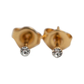 Earrings - Tiny Crystal Stud