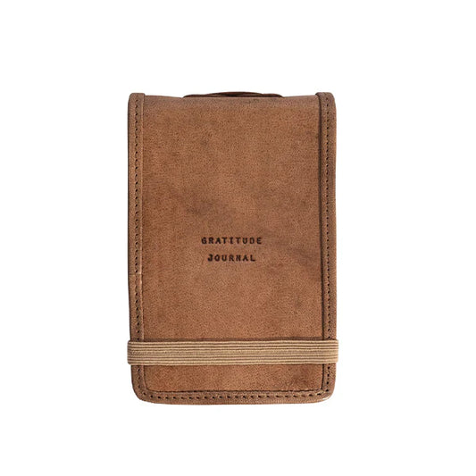 Journal - Leather - Sm. with Quote