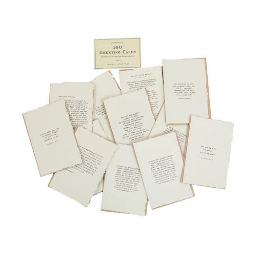 Deckled Greeting Cards with Envelope - Assorted