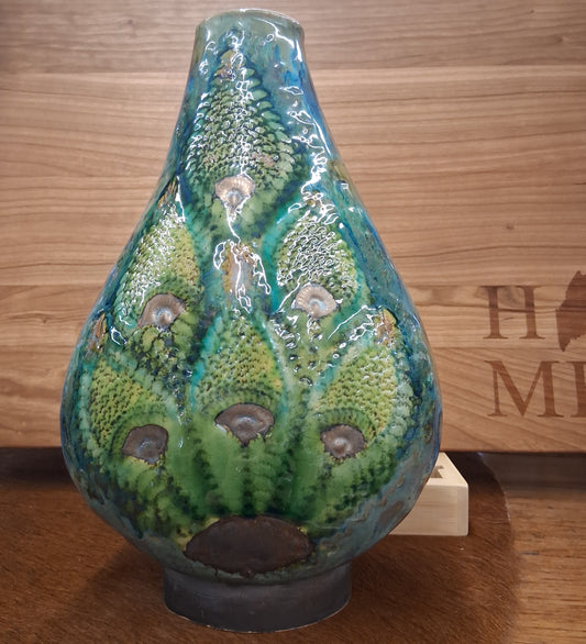 Peacock Vase