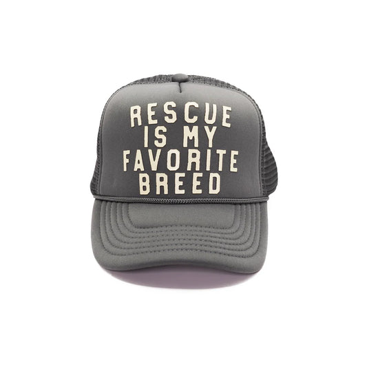 Trucker Hat - Rescue Is My Favorite Breed