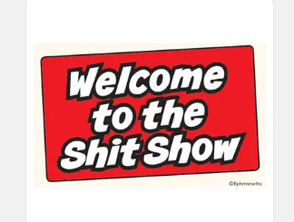 Sticker - Welcome to the shit show!