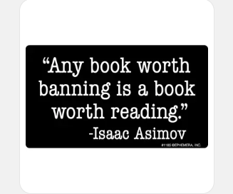 Sticker - Any book worth banning is a book worth reading.