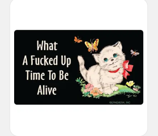 Sticker - What a fucked up time to be alive