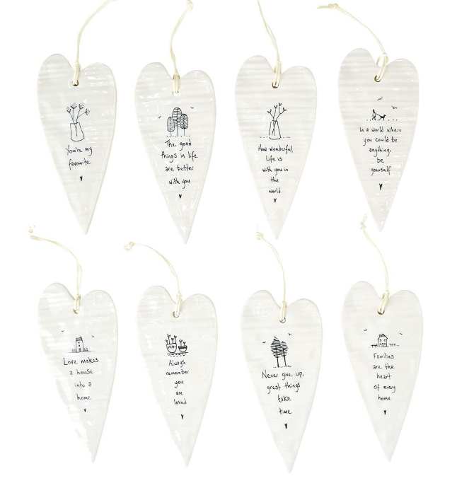 Heart Hanging Quote