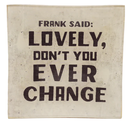Frank Said Small Square Decoupage Plate