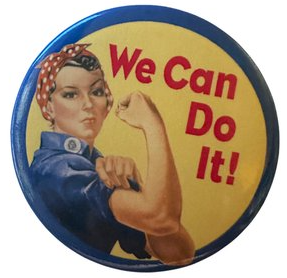 Pin - We Can Do It!