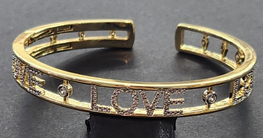Bracelet - Gold Open Love