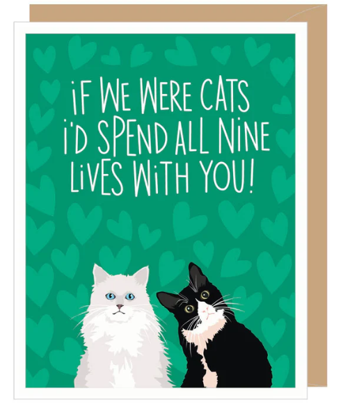 Greeting Card - Happy Anniversary - Nine Lives