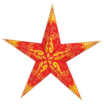 Starshade Lantern - Orange / Yellow