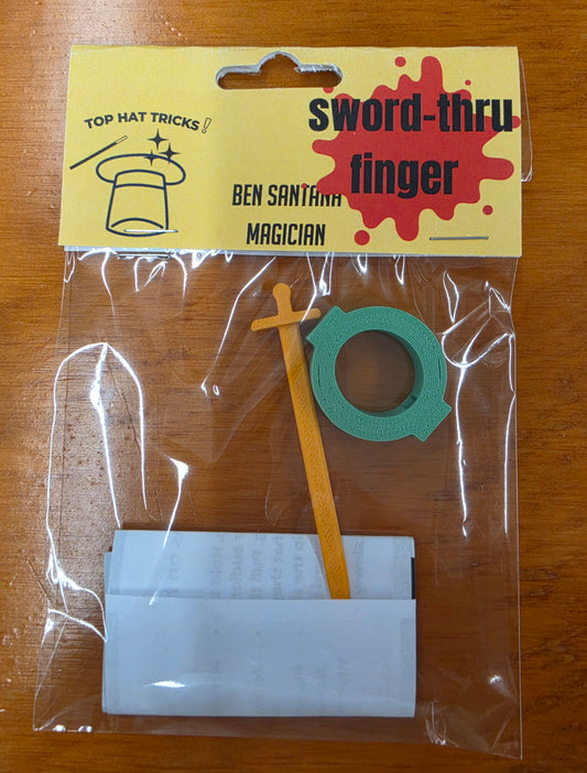 Sword-thru Finger Trick Toy