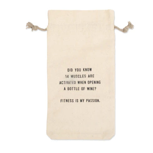 Wine Bag - Did You Know 14 Muscles Are