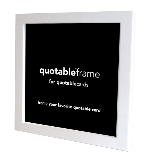 Frame - White Frame for Quotable Card