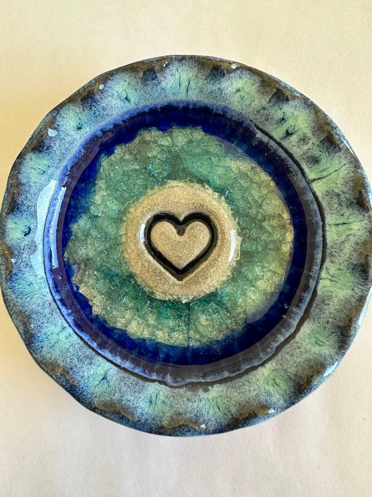 Dish/Candle Holder -  Heart