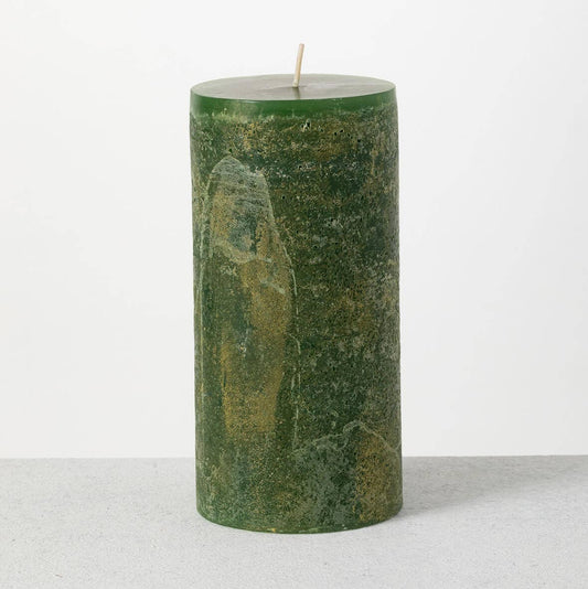 Candle - Pillar 3x6 - "Ritz" Green