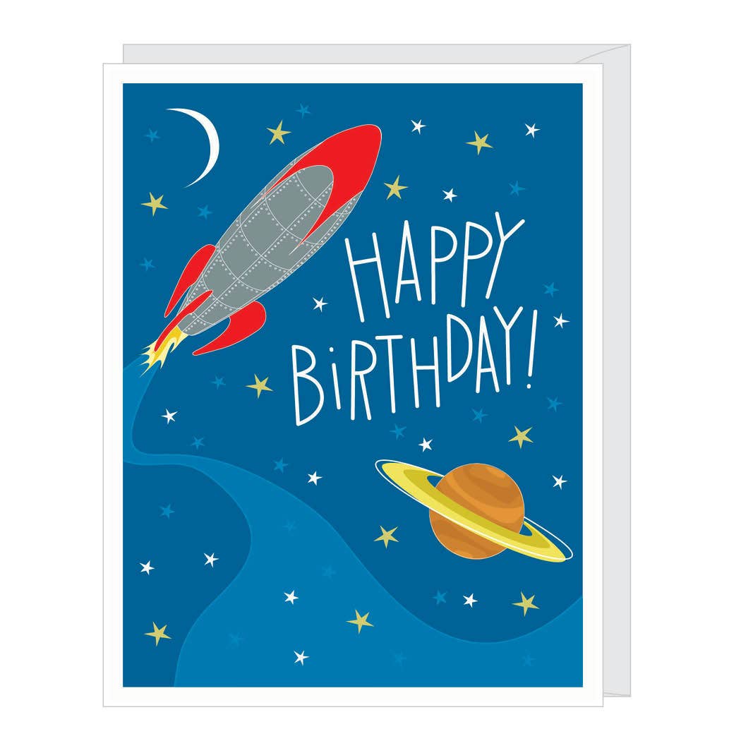 Card - Birthday - Rocket
