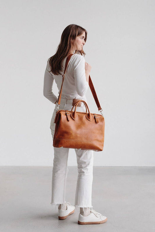 Forestbound - Leather Mason Bag