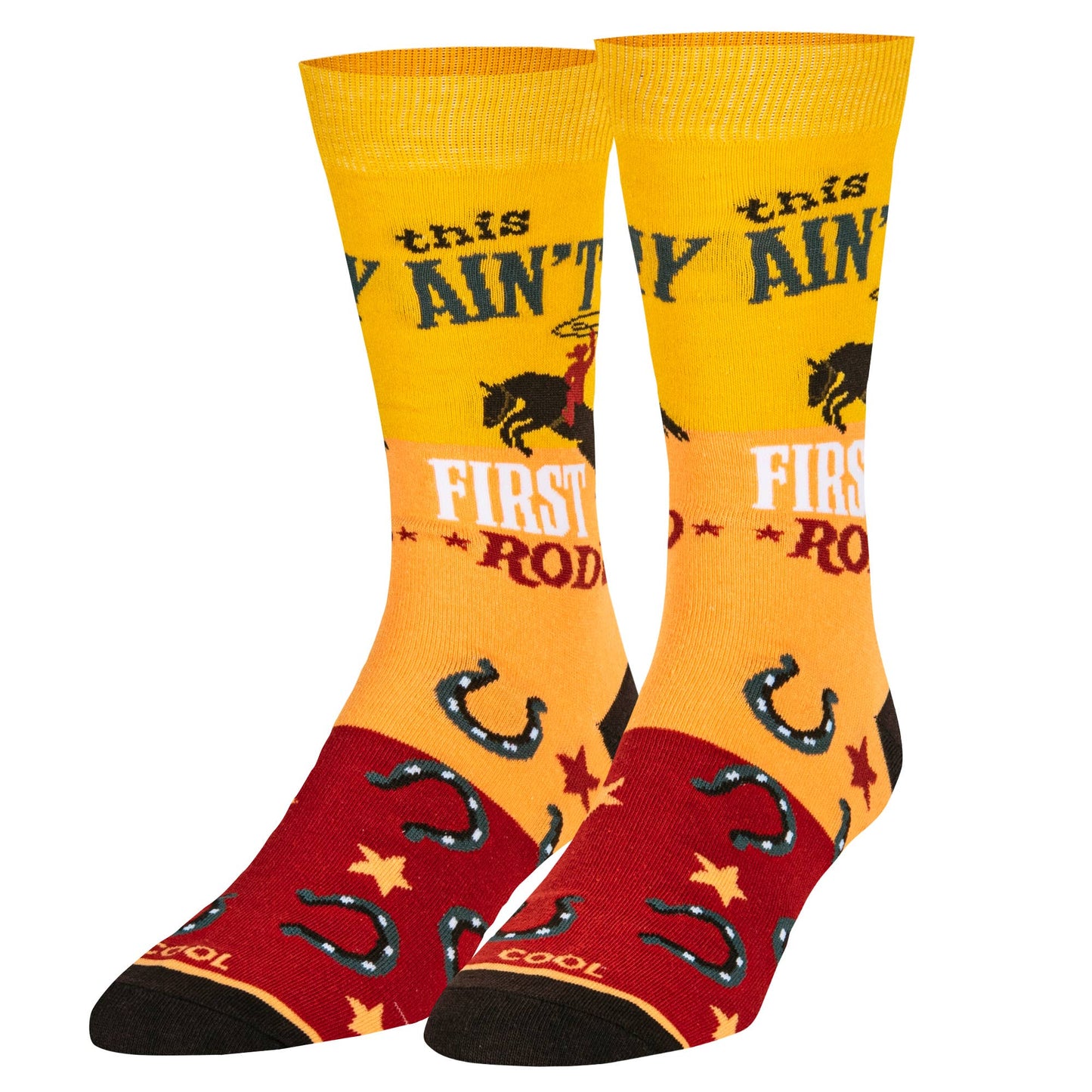 Cool Socks - First Rodeo - Mens Crew Folded