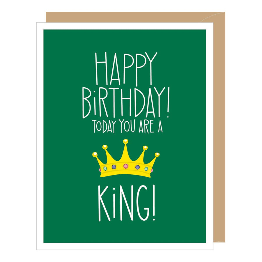 Card - Birthday - King For One Day