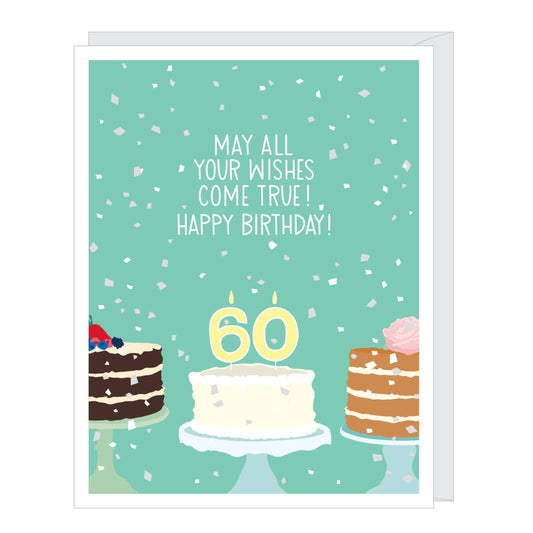Card - Birthday - 60th  Birthday
