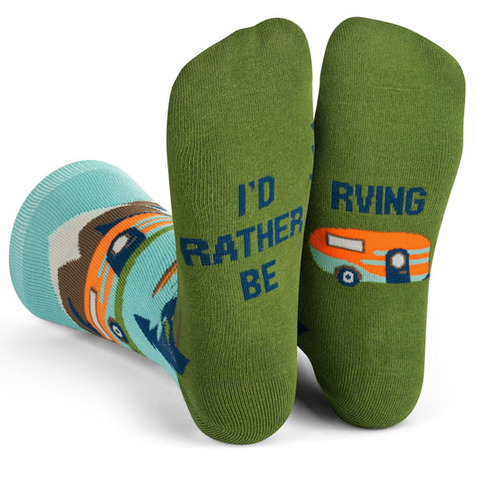 Lavley - I'd Rather Be RVing Socks