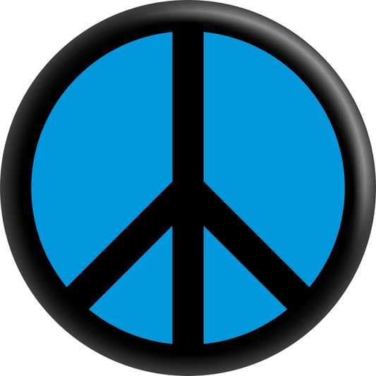 Button - Peace Sign