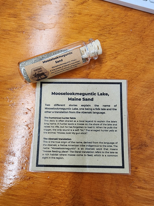 Mooselookmeguntic Lake Sand Bottle