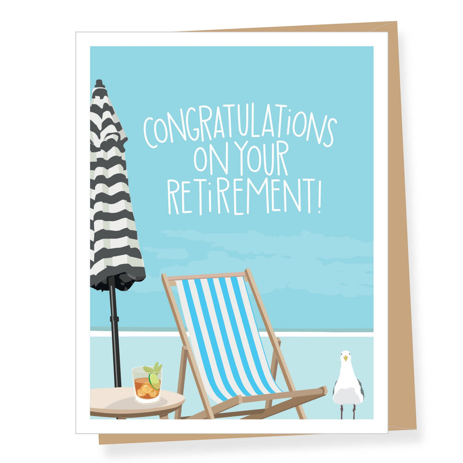 Card - Retirement - Mojito Beach Chair