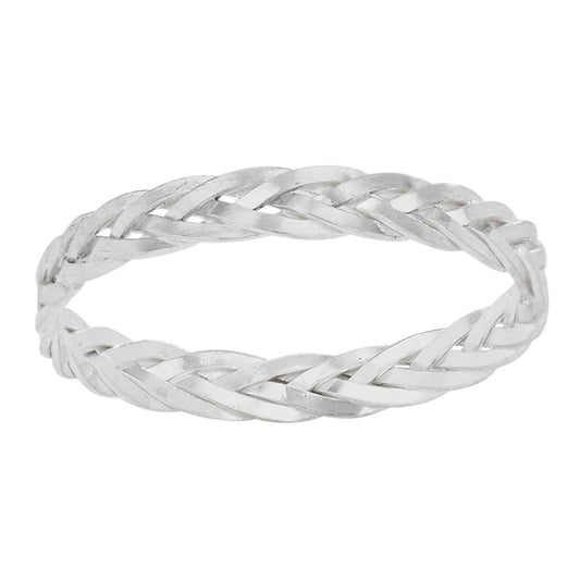 Ring - Silver Braid Sterling Silver