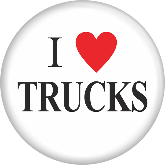 Button - I Love Trucks