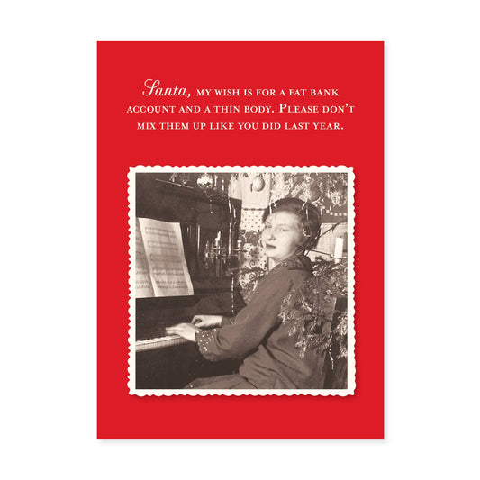 Fat Bank Account Holiday Card
