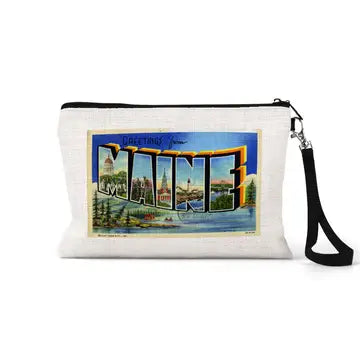 Wristlet - Maine Vintage Postcard Image