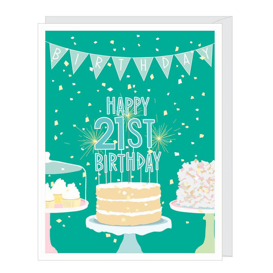 Card - Birthday - 21st Birthday