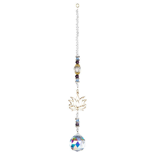 Lotus Crystal Suncatcher