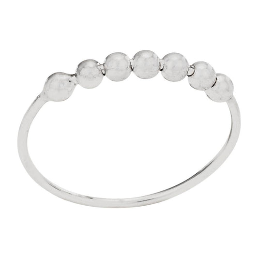 Septet Sterling Silver Band Ring