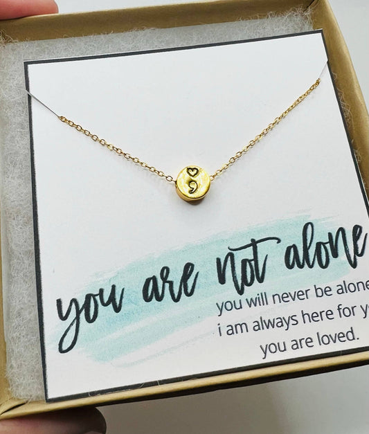 Necklace - Mental Health Awarenes - Semicolon