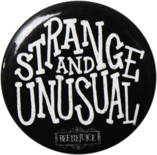 Button - Beetlejuice - Strange & Unusual