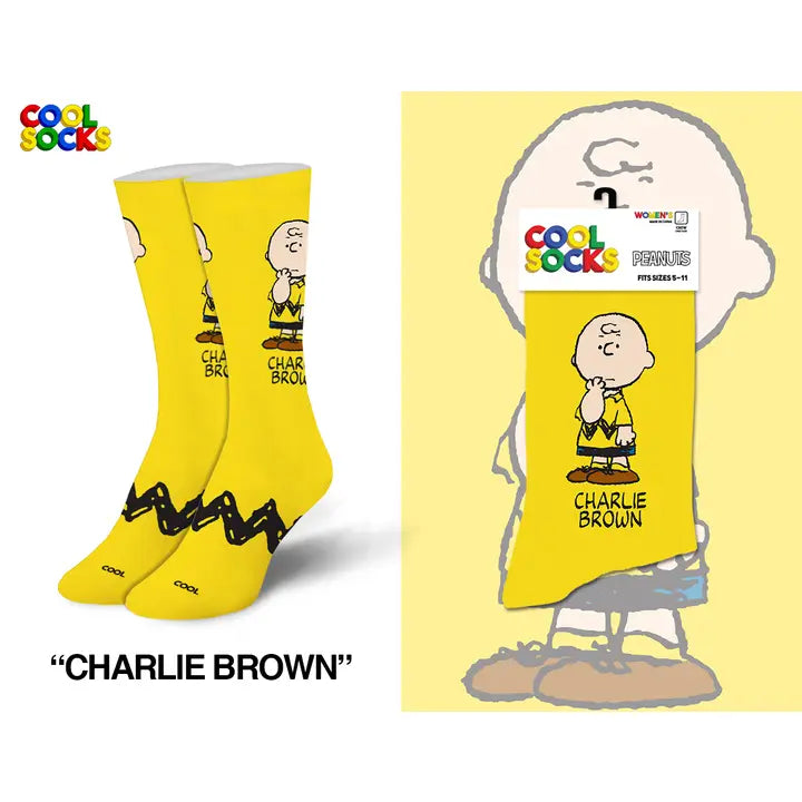 Cool Socks - Peanuts - Charlie Brown - Womens