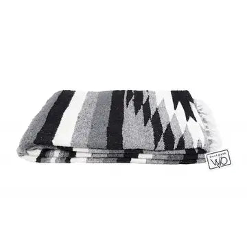 Grey, Black , White Blanket