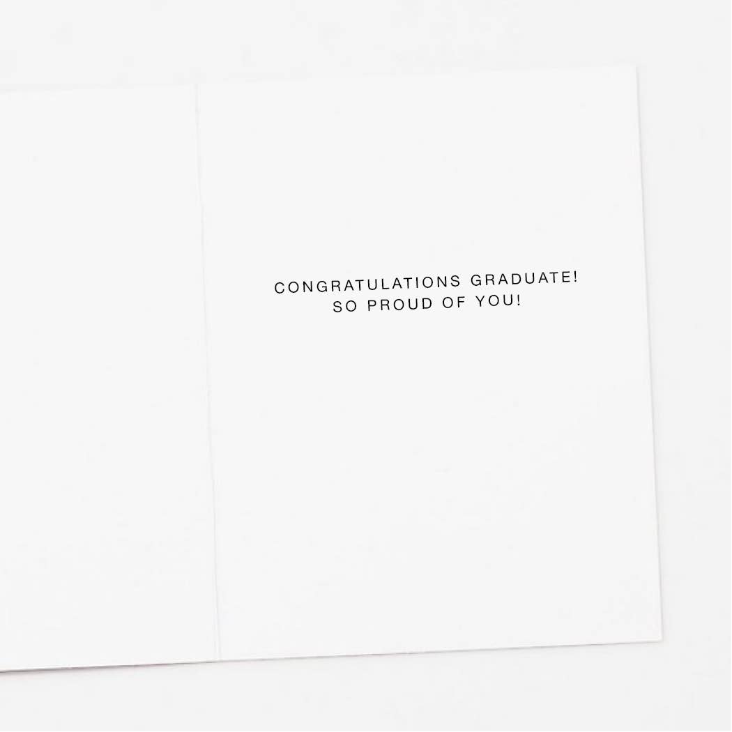 Card - Graduation - Girl Should Be Quote