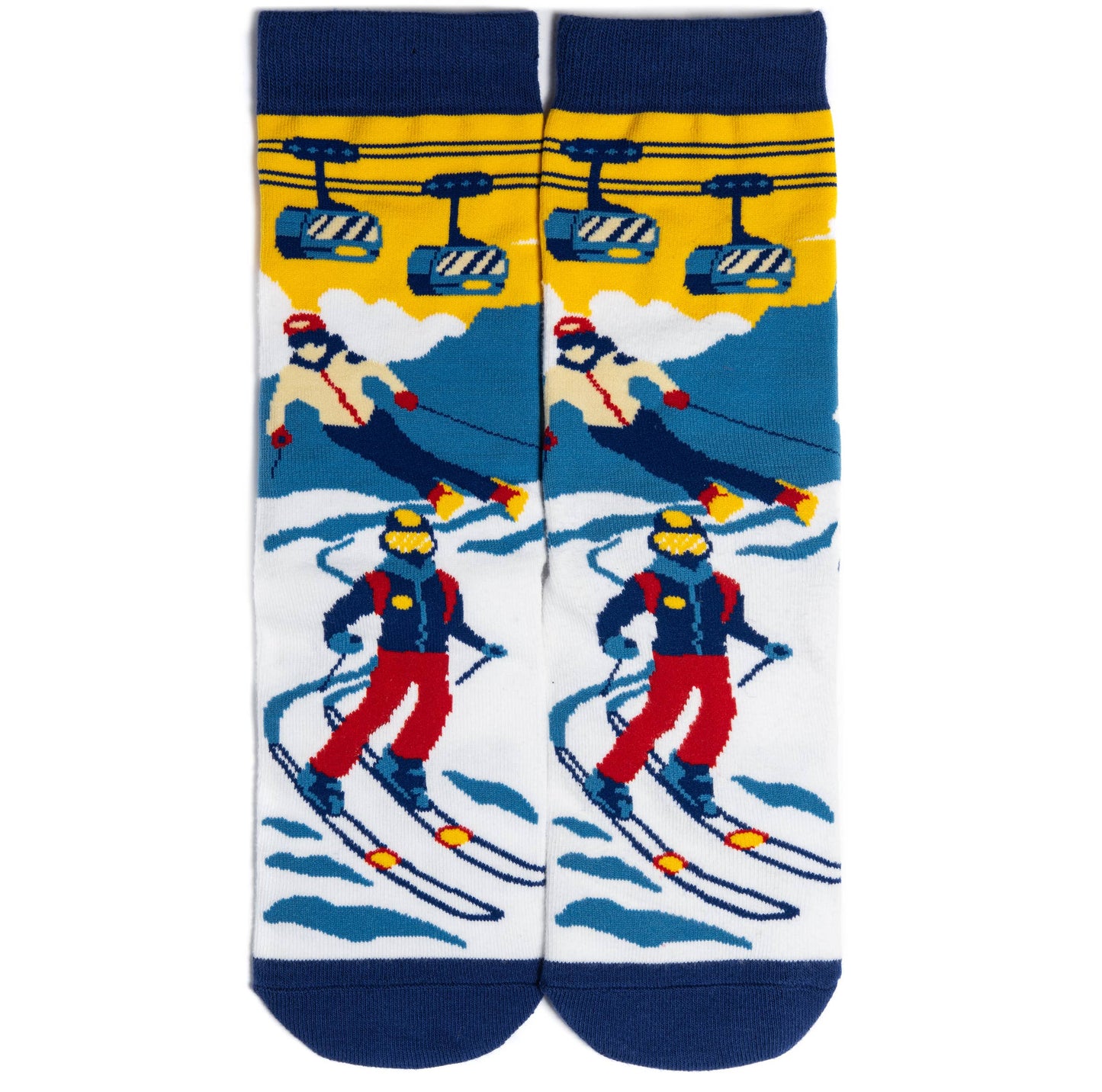 Lavley - I'd Rather Be Skiing Socks (CO Edition)