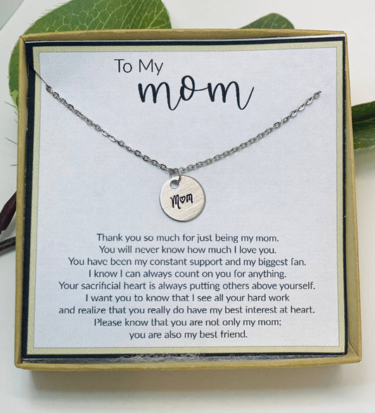 Necklace - Mom