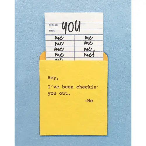 Greeting Card - Check Out Love