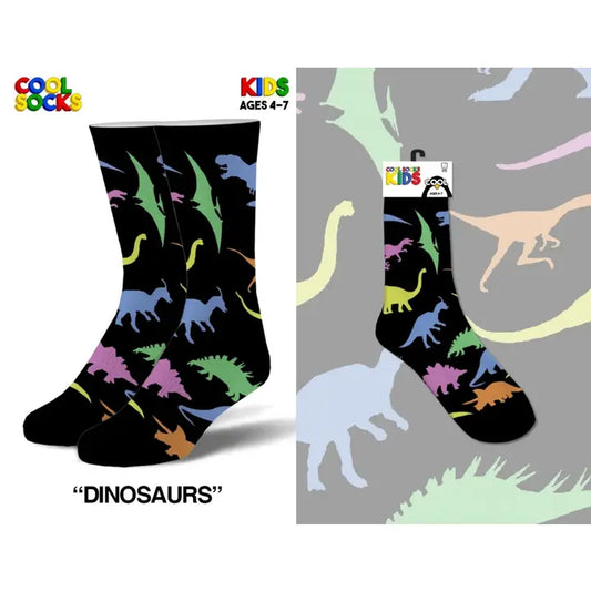 Cool Socks - Dinosaurs Kids - Size 4-7