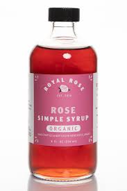 Rose Organic Simple Syrup 8oz