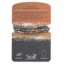 Bracelet/Necklace - Stone Wrap