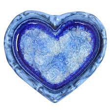 Dish/Candle Holder - Heart Shaped