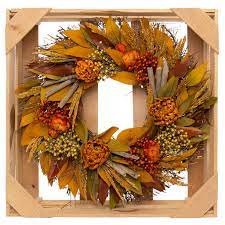 Wreath - Orange Artichoke